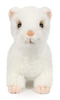 Ice King Bear Ferret Stuffed Animal Plush Toy 12 Inches (White) - color: White