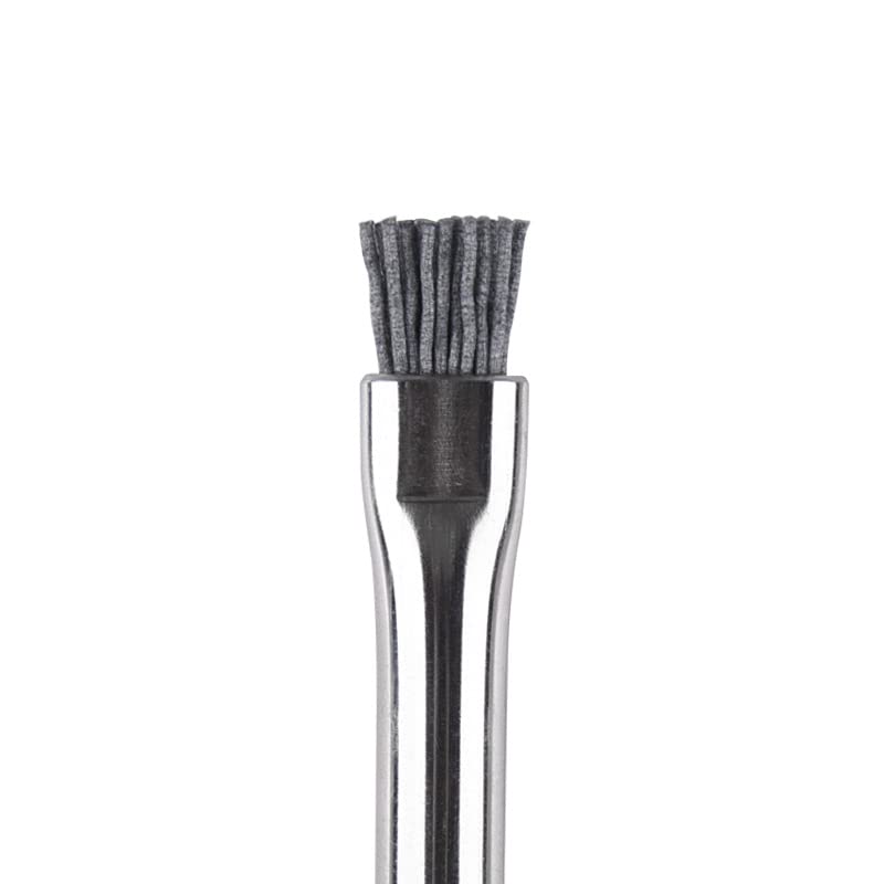 2pcs Stainless Steel Aquarium Algae Brush Fish Tank Landscaping Stone Cleaner