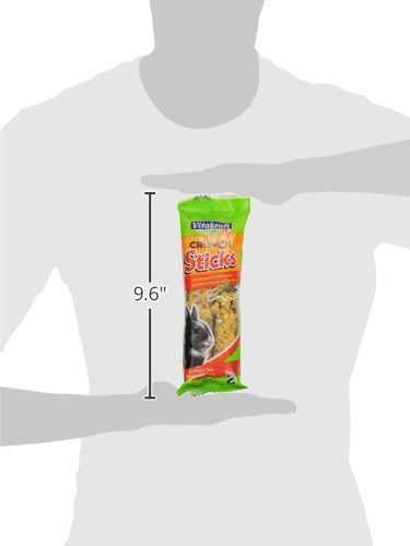 Vitakraft Crunch Sticks Rabbit Treat Wild Berry and Honey Flavor with Natural Grains and Honey Enriched with Essential Nutrients Baked on Wooden Stick to Encourage Chewing and Long Lasting Enjoyment