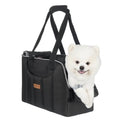 Dog Purse Carrier for Small Dogs Cats Rabbits Up to 12lbs, Lightweight Pet Sling Carriers with Crossbody Strap, Portable Puppy Soft Sided Tote Bag Carrier for Vet,Hiking,Travel Black - color: Black