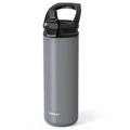 14oz Fast Chill Cup Thermos Bottle, Chills Room-Temperature Drinks to 32°F in 10 Minutes, Stays Below 41°F for 6 Hours, No Ice Needed, Insulated Bottle, No Watered-Down Taste(Gray) - color: Gray