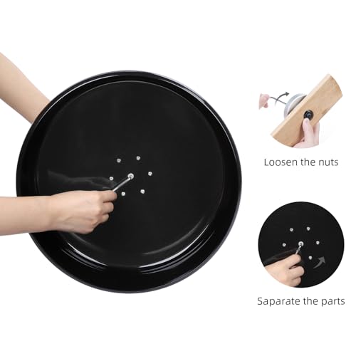 Niteangel 13.8'' Chinchilla Wheel - Quiet & Sturdy Exercise Wheel for Chinchilla or Other Similar-Sized Pets (for Chinchilla, 13.8 inch Running Drum Wheel)