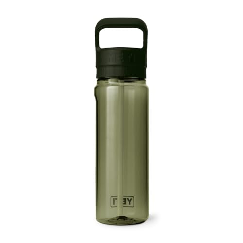 YETI Yonder 750 ml/25 oz Water Bottle with Yonder Straw Cap, Olive - color: Olive, size: 25 Ounces