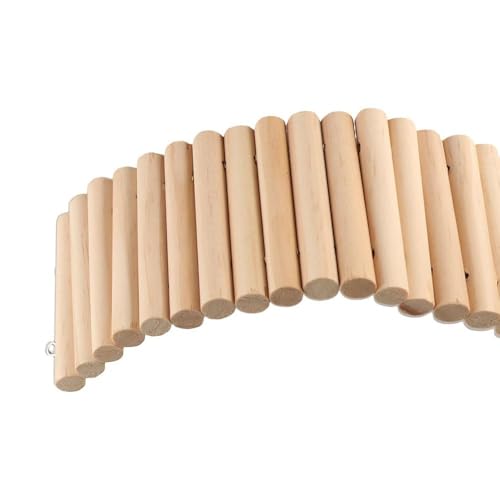 Pet Hamster Ladder Bridge Bendable Climbing Toy Suspension Ladder for Small Pets Gerbil Mice Chinchilla Habitat Décor(20cm-7.5CM) - size: 20cm, style: 7.5CM