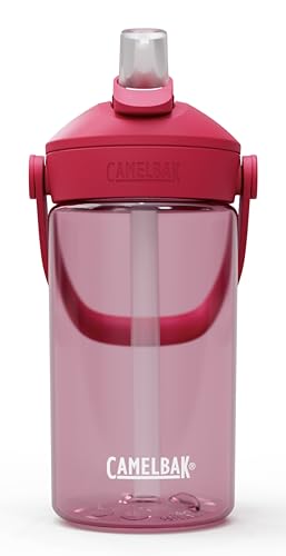 CamelBak Thrive Flip Straw Kids Bite Valve Water Bottle 14oz, Grapefruit - color: Grapefruit