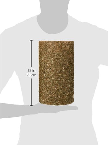 Rosewood Naturals Hay ‘n’ Hide Roll, Small Animal Edible Play Tunnel, Toy & Hay Hideout, for Guinea Pigs, Chinchillas, Degus and Rats, Medium