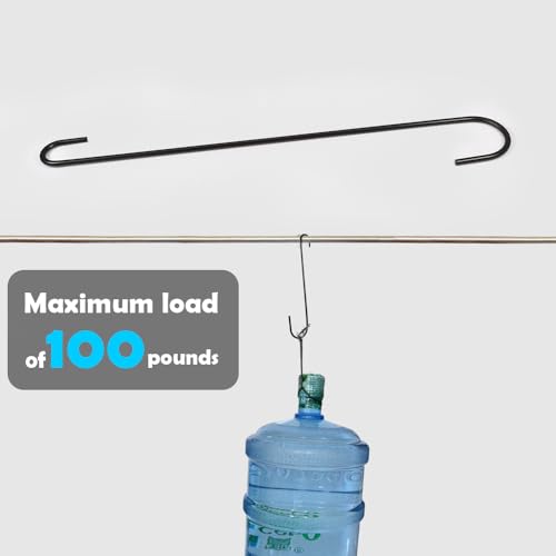 Vindar 3 Pack 16.5 Inches Bird Feeder Hook Extra Large S Hooks Heavy Duty Hooks Hangers for Tree Branch, Bird Feeder, Hummingbirds Feeders, Bird House, Office, Wind Chimes, Lanterns, Gardening Tools - color: 3 Pack 16.5 inches
