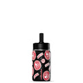 Hydrapeak x NBA Officially Licensed Atlanta Hawks 14oz Mini Kids Water Bottle with Straw Lid and Handle Reusable Stainless Steel Double Wall Insulated Spill Proof Sports Gift for Boys Girls - color: Atlanta Hawks