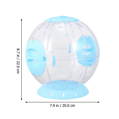 Hamster Running Ball 8.66-Inch Transparent Pet Toy for Small Animals Exercise and Activity Wheel Suitable for Hamsters Gerbils Rats Hedgehogs