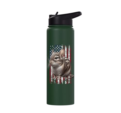 American Degu US Degu Stainless Steel Insulated Water Bottle - color: Dark Green