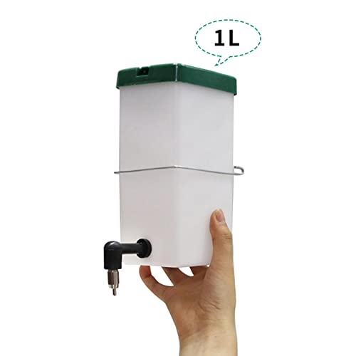 Fenteer Automatic Drinker Water Feeder Dispenser Small Pet Drinking Bowl Detachable for Rabbit Hamster Bunny Chick, 1L