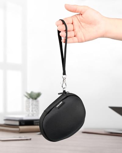 Hard Travel Mouse Case Compatible with Logitech MX Master 4, Master 3S / 3, Master 2S Computer Wireless Mouse Carrying Bag – with Clip and Lanyard