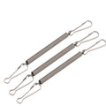 Stainless Steel Extension Springs with Clips Fixing Spring for Hamster Parrot Drinking Water Bottle Pack of 10