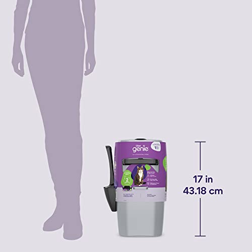 Litter Genie Standard Cat Litter Disposal Pail with 14 ft Standard Refill