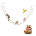 Rat Ladder Bridge Toy, Rat Climbing Toys, Natural Wooden Hamster Ladder Bridge Toy, Cage Accessories for Bird Parrot Cockatiel Sugar Gliders - 36 Steps - 50.78 x 3.14 Inch - size: 36 Steps - 51 × 3 Inch