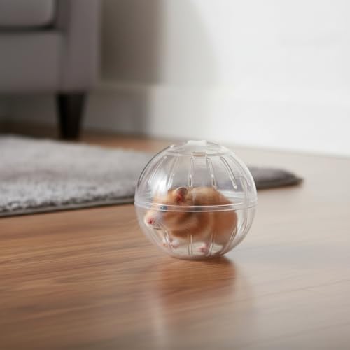 White Silent Exercise Ball Plastic Spinner Hamster Running for Sugar Gliders Small Mice Gerbils Multiple Colors Hamster Exercise Ball，Small Animal Exercise Wheels，Animal Health Supplie