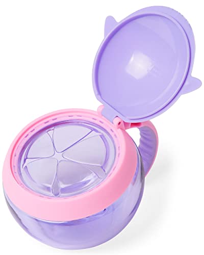Skip Hop Baby Snack Container, Mealtime Snack Cup, Narwhal - color: Narwhal, size: 1 Count (Pack of 1)