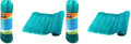 Dependable Industries Inc. Essentials Grass Bathmat Textured Spa Quality Foot Scrubber Bathroom Tub & Bath Mat Anti-Slip 24.5" x 13.5" Turquoise (Pack of 2) - size: 24.5" x 13.5" (Pack of 2)