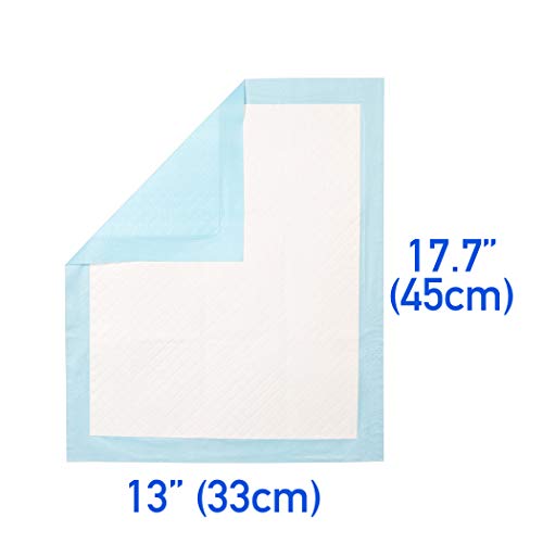 (100 Pads) CalPalmy Ultra Absorbency Pet Toilet Training Pads 18" x 13" Moisture Locking Technology Turns Liquid into Gel - Perfect for Rabbits and Guinea Pigs - size: 18"*13"