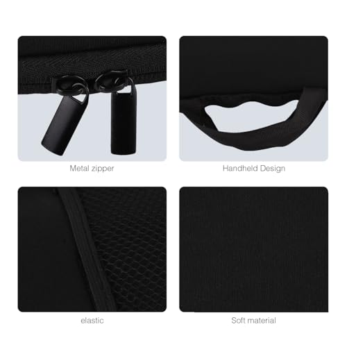 Keyboard Sleeve Travel Case for Logitech MK540 Wireless Keyboard | Combo Rugged Neoprene Construction, Mouse Storage and Cable Storage Pouch, Fit For Logitech MK540 Keyboard Case