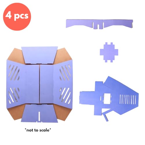 Guinea Pig Cage, Build-Your-Own Disposable Cardboard Guinea Pig Playpen, Educational Engineering Kit for Kids & Adults, Eco-Friendly, Customizable, DIY Cage for Small Pets