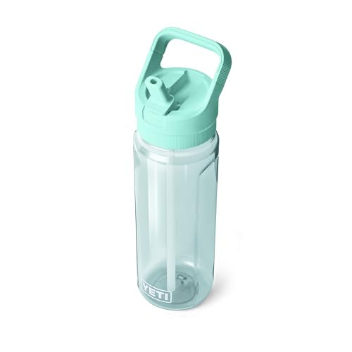 YETI Yonder 750 ml/25 oz Water Bottle with Yonder Straw Cap, Seafoam - color: Seafoam, size: 25 Ounces