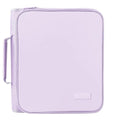 SUNEE Zippered Binder Bag with Handle, 2-Inch 3-Ring O-Ring, 500-Sheet Capacity, Includes Zip Pocket, 5-Tab Expanding File Folder, Multi-Pocket Organizer Binder for Middle School, Lavender Purple - color: Lavender Purple