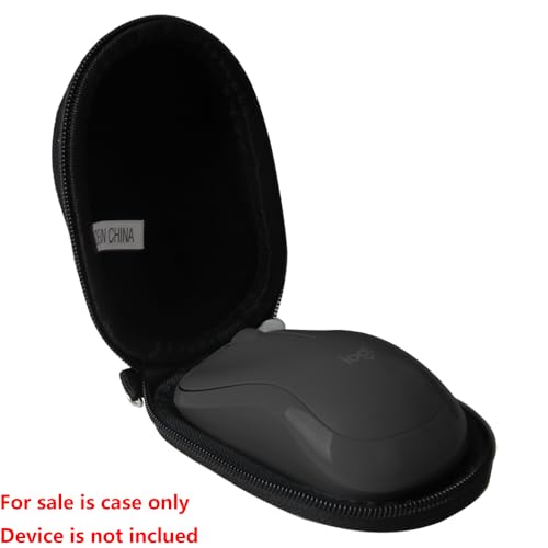 Hermitshell Hard Travel Case for Logitech M196 / Logitech M240 Silent / M220 Bluetooth Mouse (Only Case)(Black) - color: Black