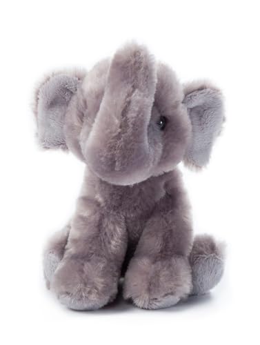 The Petting Zoo Elephant Stuffed Animal Plushie, Gifts for Kids, Wild Onez Babiez Wildlife Animals, Elephant Plush Toy 6 Inches - color: Elephant