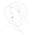 ibasenice Silent Hamster Wheel 9.25In Metal Wire Exercise Wheel Quiet Runner with Ball Bearings Textured Surface for Nail Care for Hamsters Gerbils Mice and Small Pets