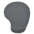 Office Mousepad with Gel Wrist Support - Ergonomic Gaming Desktop Mouse Pad Wrist Rest - Design Gamepad Mat Rubber Base for Laptop Computer -Silicone Non-Slip Special-Textured Surface (09Dark Grey) - color: 09Dark Grey