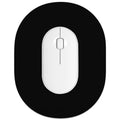 Rimilak Small Mouse Pad 6 x 8 Inch, Irregular Mini Mousepad, Black | Non-Slip Rubber Base, Waterproof Compact Mouse Mat for Laptop Computer Wireless Mouse Keyboard Home Office Travel - color: Black, size: 8L x 6W inches