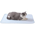 FrostEase Dog Cooling Mat, Cooling Dog Bed and Cooling Pad for Dog and Cat with Qmax 0.4 Yarn, Breathable 3D Airflow Layers, Machine Washable Non Slip Base for Pets, Blue, S, 20''*16'' - size: S-20''*16''