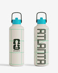 Drib 24oz Insulated Water Bottle, FIFA World Cup 2026 Edition – Performance Stainless Steel Insulated Bottle with Quiet Leak-Proof Straw Lid (Atlanta - City Touch) - color: Atlanta - City Touch