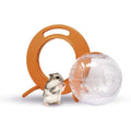 The Halo Small Pet Carrier and Hamster Exercise Ball | Safe, Portable & Breathable Design with Kick-Out Stands – Hamster Carrier & Accessories for Dwarf Hamsters, Mice & Gerbils
