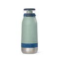Ello Emma 14oz Insulated Stainless Kids Water Bottle with Straw, Seaside | Insulated stainless steel kids water bottle with straw, leakproof locking lid, carry handle, and cold drinks for school - color: Seaside