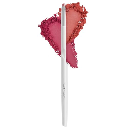 wet n wild Angled brush, Foundation Makeup Blending Brush, Ultra-Thin Precision, Ergonomic Handle - color: Angled Liner, size: 7.28 in
