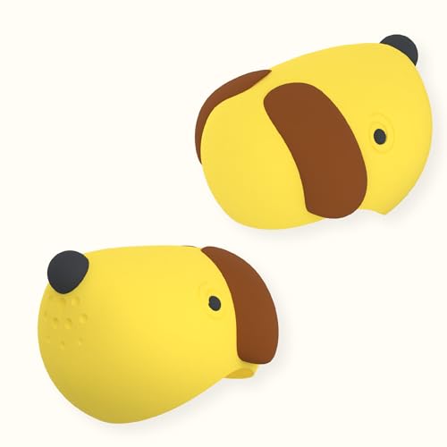 Bestie Replacement Head, Detachable Soft Silicone Character Topper, Straw | Fits the 16 oz Insulated Bottle, Easy to Swap & Clean, BPA Free - color: Dog Replacement Head