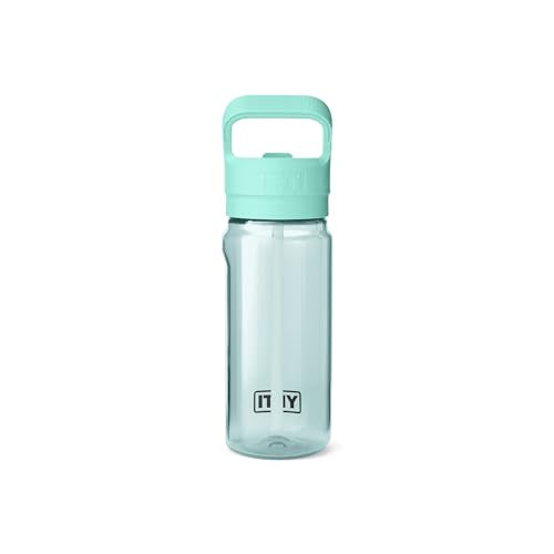 YETI Yonder 600 ml/20 oz Water Bottle with Yonder Straw Cap, Seafoam - color: Seafoam, size: 20 Ounces