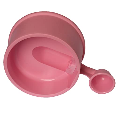 Pet Water Dispenser for Dogs and Cats, 67.6 oz – Gravity-Fed Water Bowl for Clean Drinking, Prevents Wet Fur, BPA-Free Polypropylene, Vida Mansa (Opaque Pink) - color: Opaque Pink