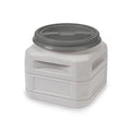 Mighty Tuff Airtight Dog Food Storage Container – 6 Gal, up to 24 lb Capacity – Cat and Dog Food Container with Twist Lid & Handles – BPA-Free, Made in USA - size: 6 Gal/ 24 Lbs