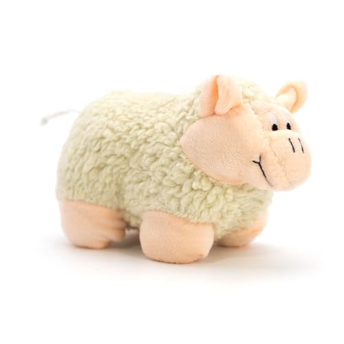 Jeffers Pet Plush Dog Toy with Squeaker, Lamb 9" - Soft Plush Fleece Stuffed Lamb with Built-in Squeaker Interactive Cuddle Plush Pet Toy for Dogs Small Medium Breeds, Lightweight, Machine Washable - color: Cream Lamb