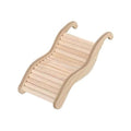 Hamster Wave Climbing Ladder, Multifunctional Interactive Small Animals Stairs Bridge Cage Decoration(17x8.5cm) - color: 17x8.5cm