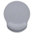 Mouse Pad with Wrist Support, Ergonomic Mouse Pad with Memory Foam Wrist Rest Cushion, Non-Slip Rubber Base Gaming Mice Pad for Home Office Computer Laptop, Light Grey - color: Light Grey