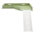Hamster Play Platform, Plastic Hamster Platform with Ladder, Small Animals Standing Platform, Hamster Stand Platform Toys, Small Animal Cage Standing Platform for Guinea Pig - size: L Shape