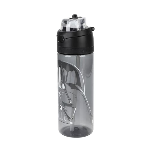 Bioworld Star Wars: Episode IV - A New Hope Darth Vader 24 oz Plastic Water Bottle for School and Adventure - color: Star Wars Darth Vader Black