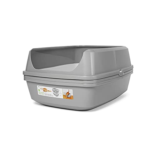So Phresh by Petco Grey & White Lift-to-Sift Cat Litter Pan X-Large 22.4" L X 16.9" W X 10.6" H