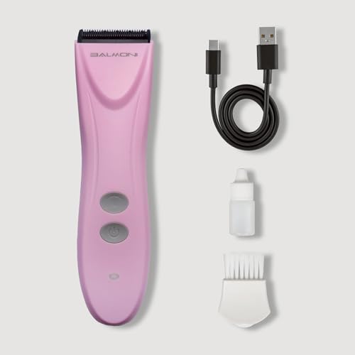 Cordless Pet Grooming Kit for Dogs & Cats, Quiet & Powerful Motor Paw & Face Trimmer, Lightweight Clipper, Dopamine Pink, Parent (Single-Dopamine Pink)