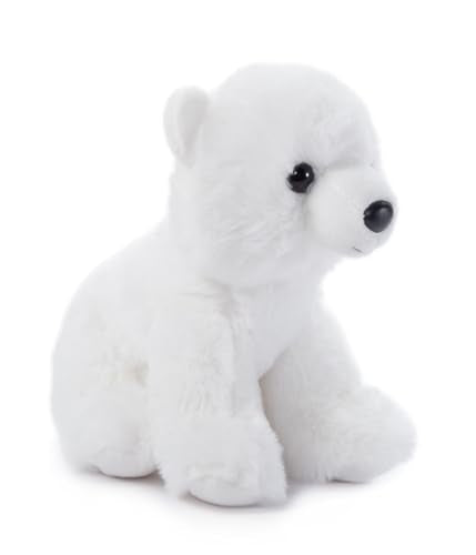 The Petting Zoo Polar Bear Stuffed Animal Plushie, Gifts for Kids, Wild Onez Babiez Zoo Animals, Polar Bear Plush Toy 6 inches - color: Polar Bear