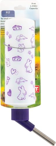 Lixit Corporation SLX0340 All Weather Hamster Water Bottle, 8-Ounce (671020) (Pack of 12) - color: Frosted All Weather, size: 8 Ounce (Pack of 12)